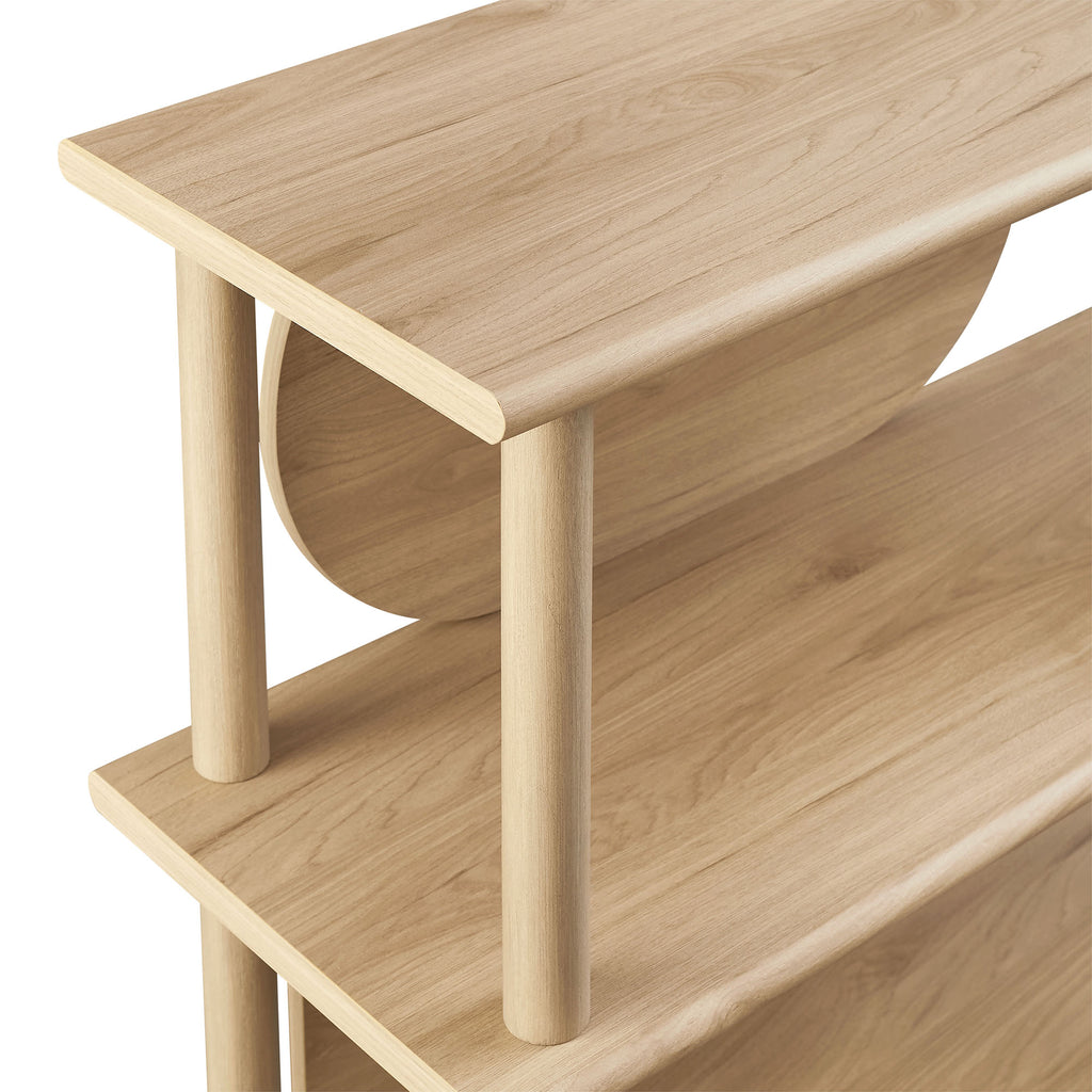Zadie 55 Inch Console Table - Light Oak