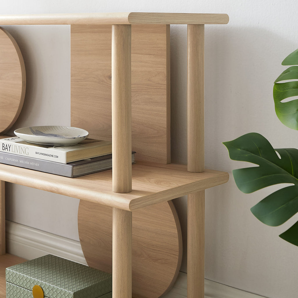 Zadie 55 Inch Console Table - Light Oak