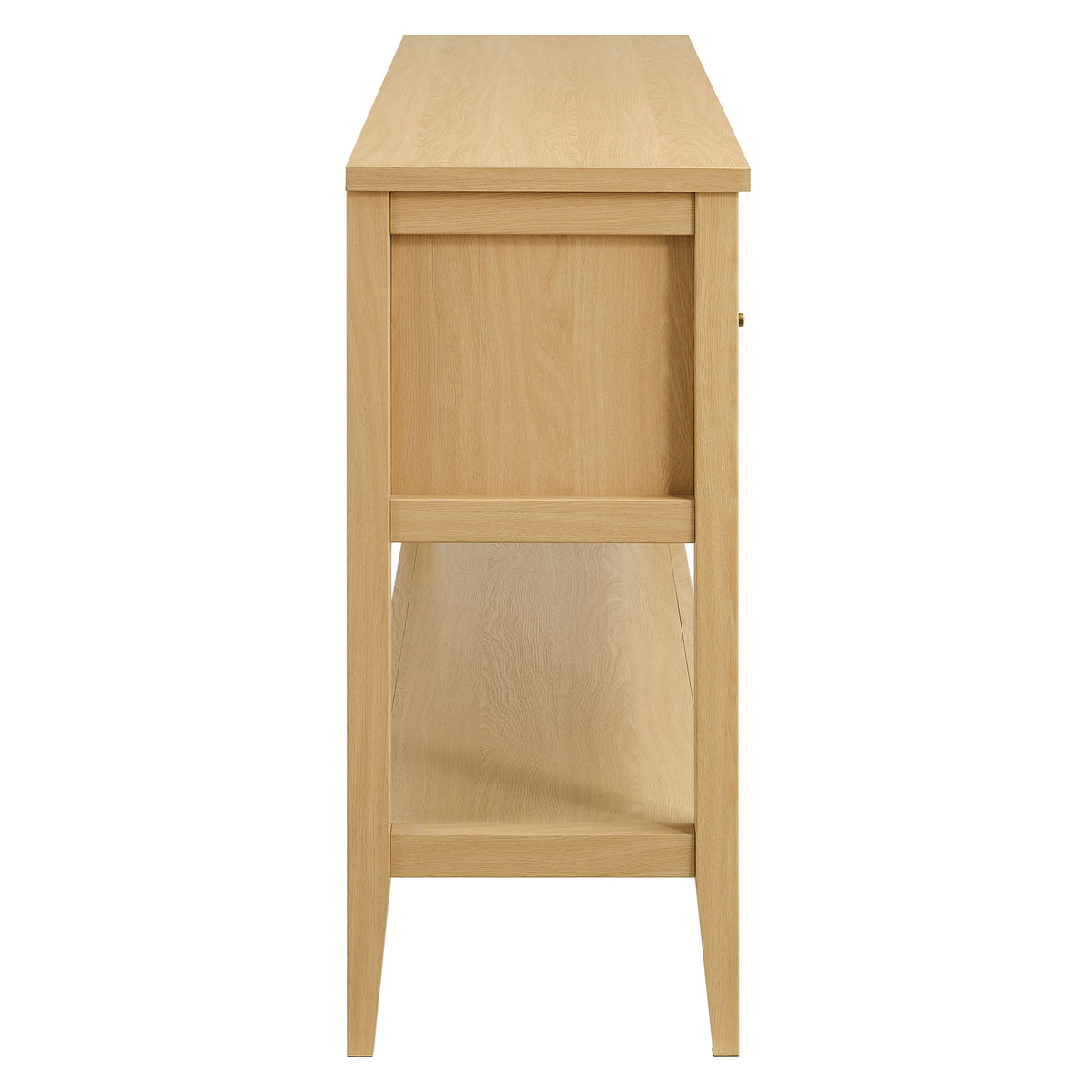 Soma 62 Inch Rattan Console Table - Oak