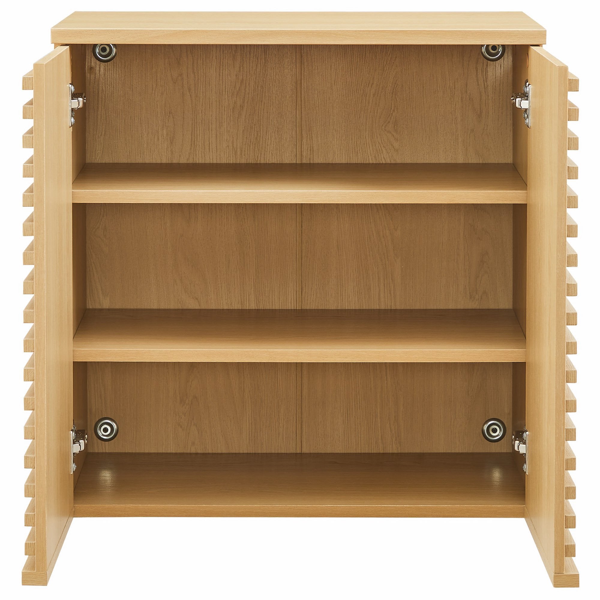 Render Wall Mounted Bathroom Cabinet - Oak