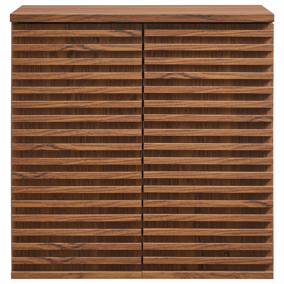 Render Wall Mounted Bathroom Cabinet - Walnut