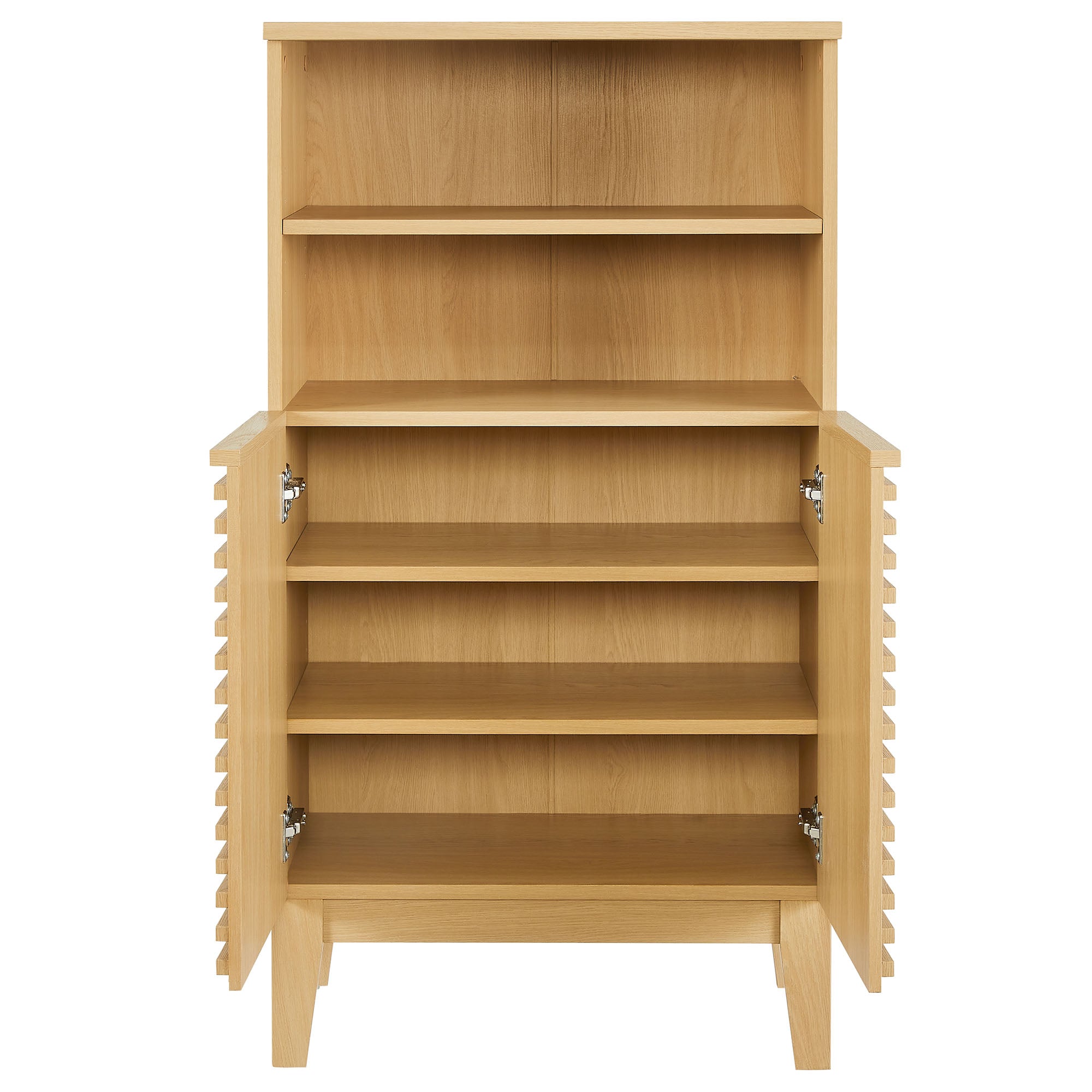Render Freestanding Bathroom Storage Cabinet - Oak