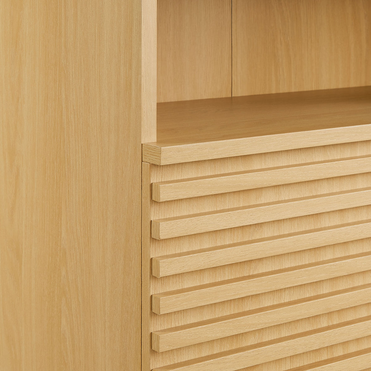 Render Freestanding Bathroom Storage Cabinet - Oak