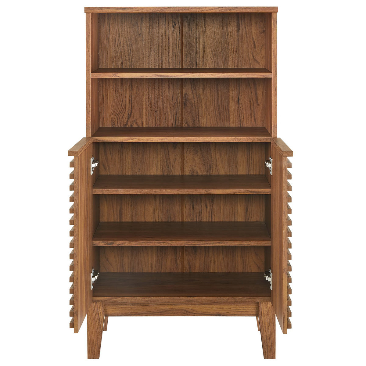 Render Freestanding Bathroom Storage Cabinet - Walnut