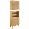 Render Bathroom Cabinet Set - Oak