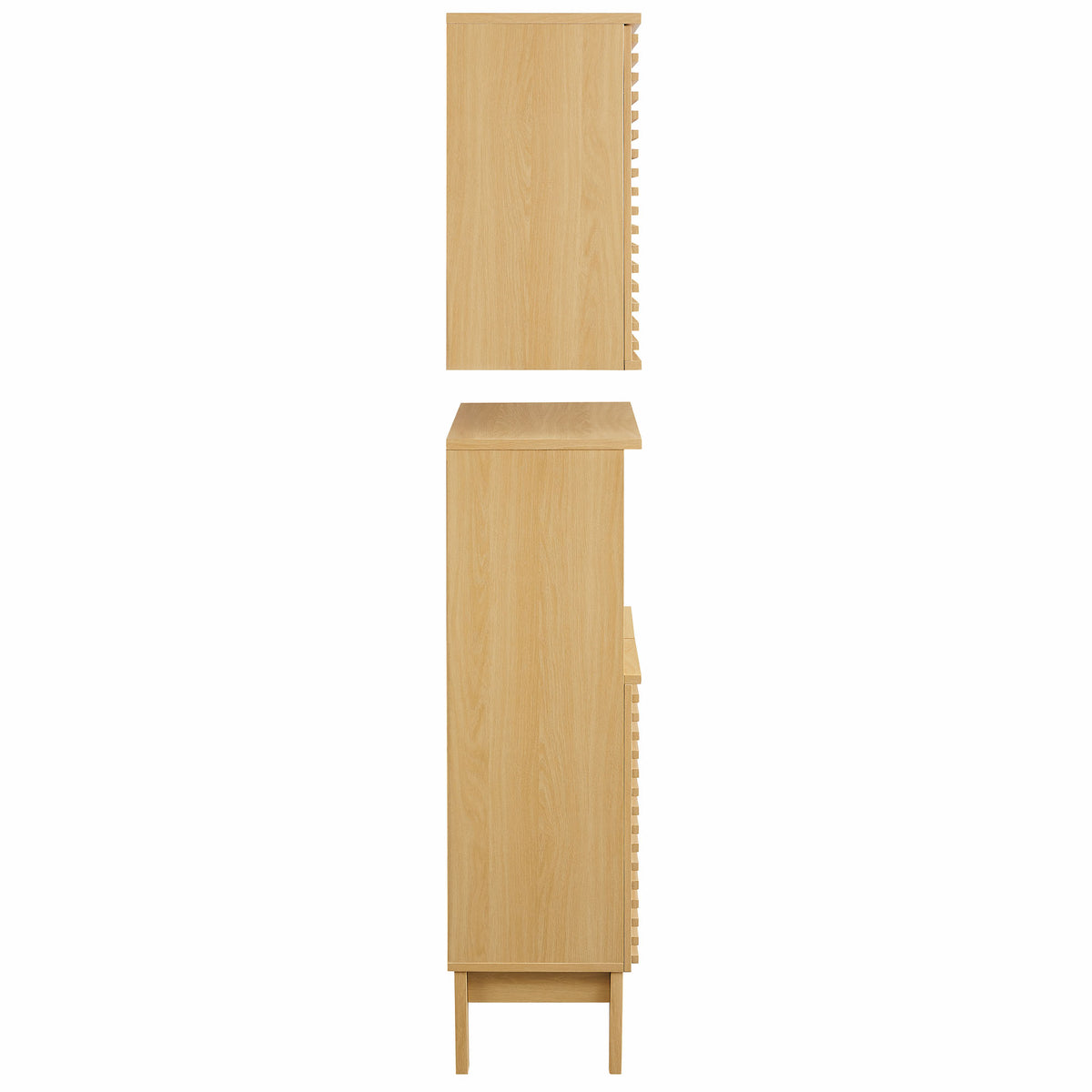 Render Bathroom Cabinet Set - Oak