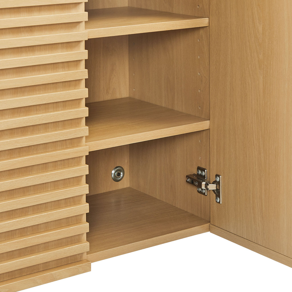 Render Bathroom Cabinet Set - Oak