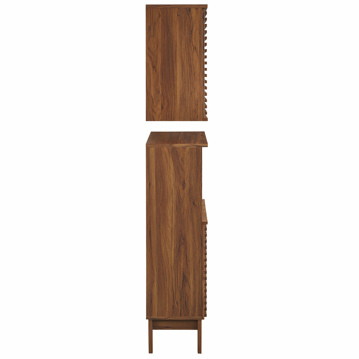 Render Bathroom Cabinet Set - Walnut