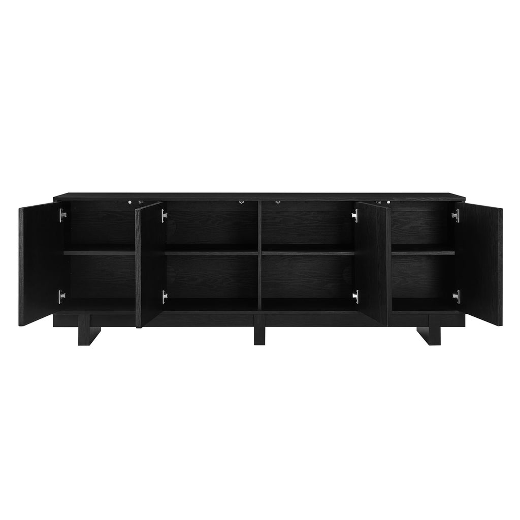 Knox 71 Inch TV Stand - Black