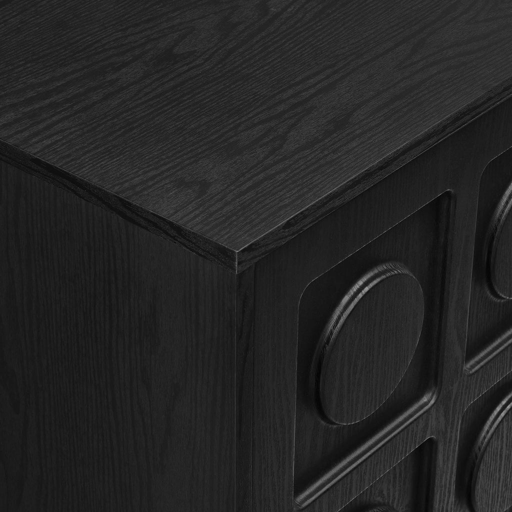Knox 71 Inch TV Stand - Black
