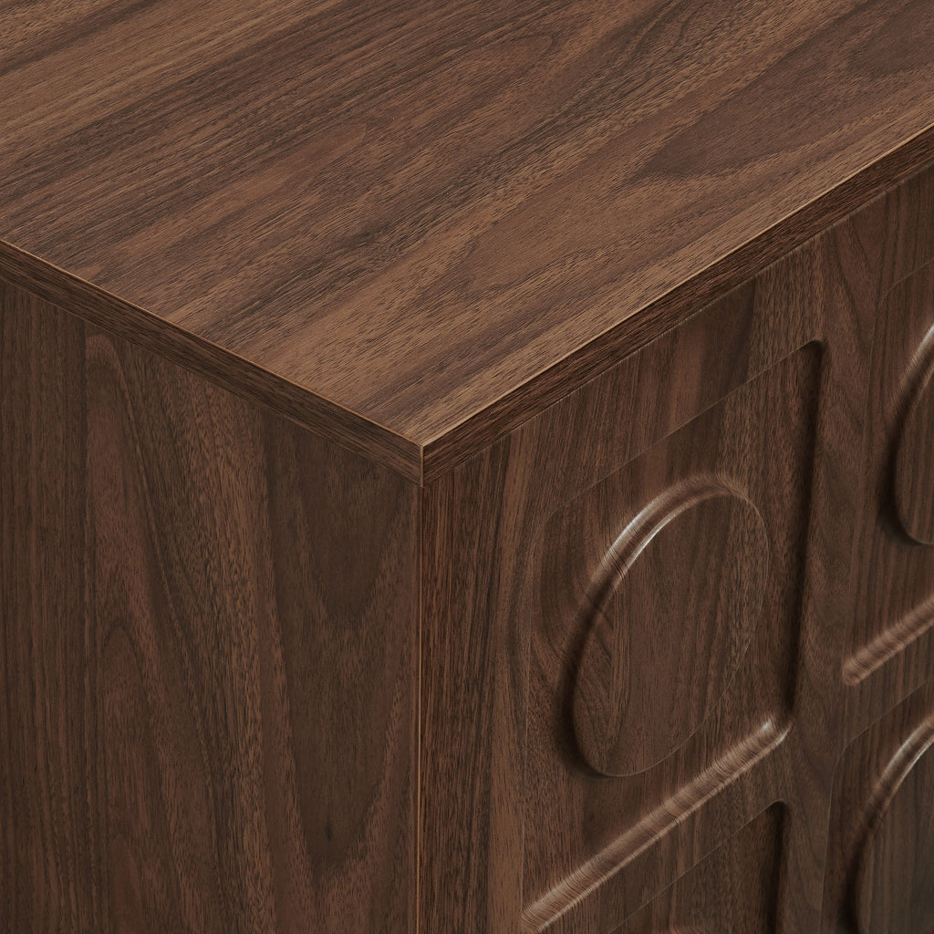 Knox 71 Inch TV Stand - Walnut