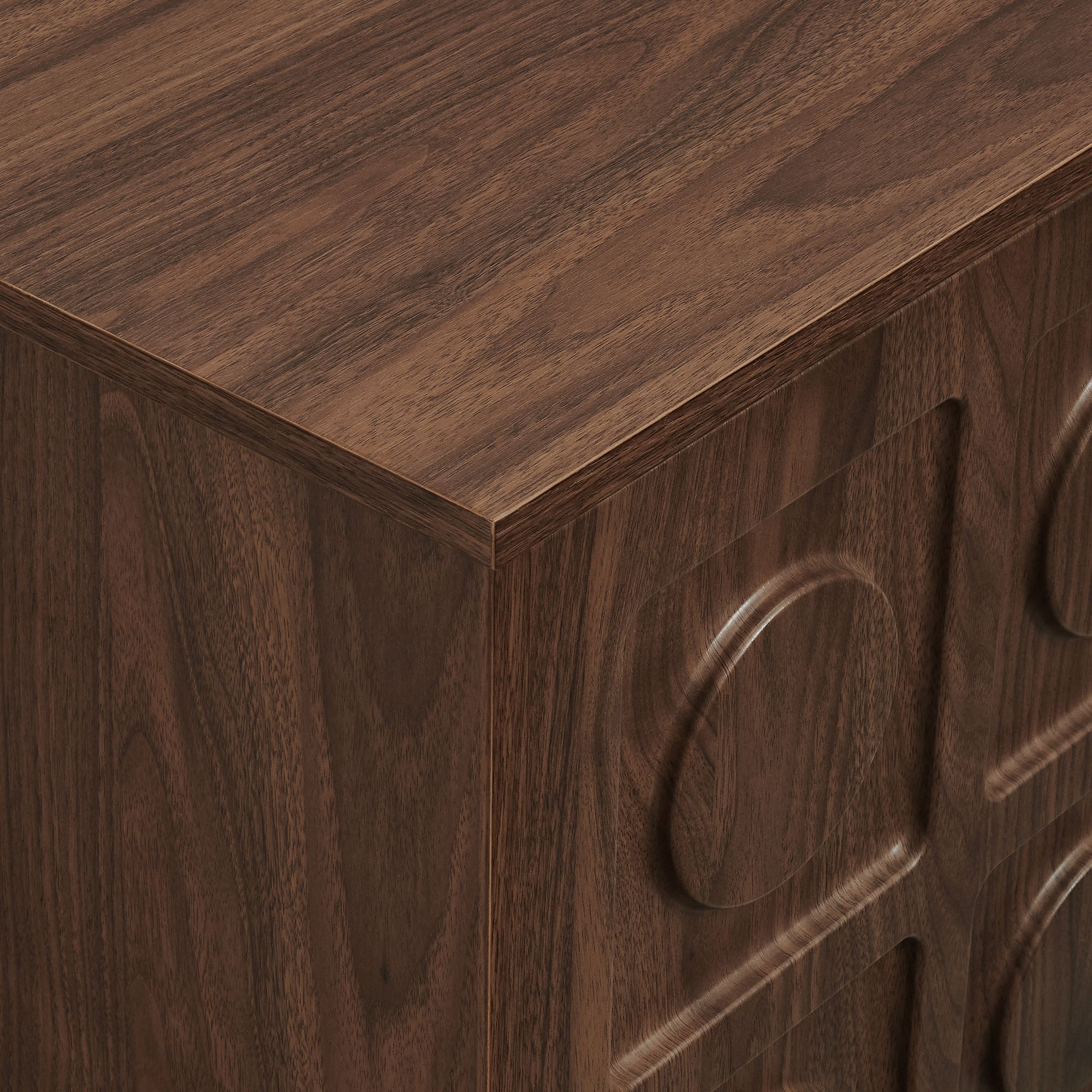 Knox 71 Inch TV Stand - Walnut
