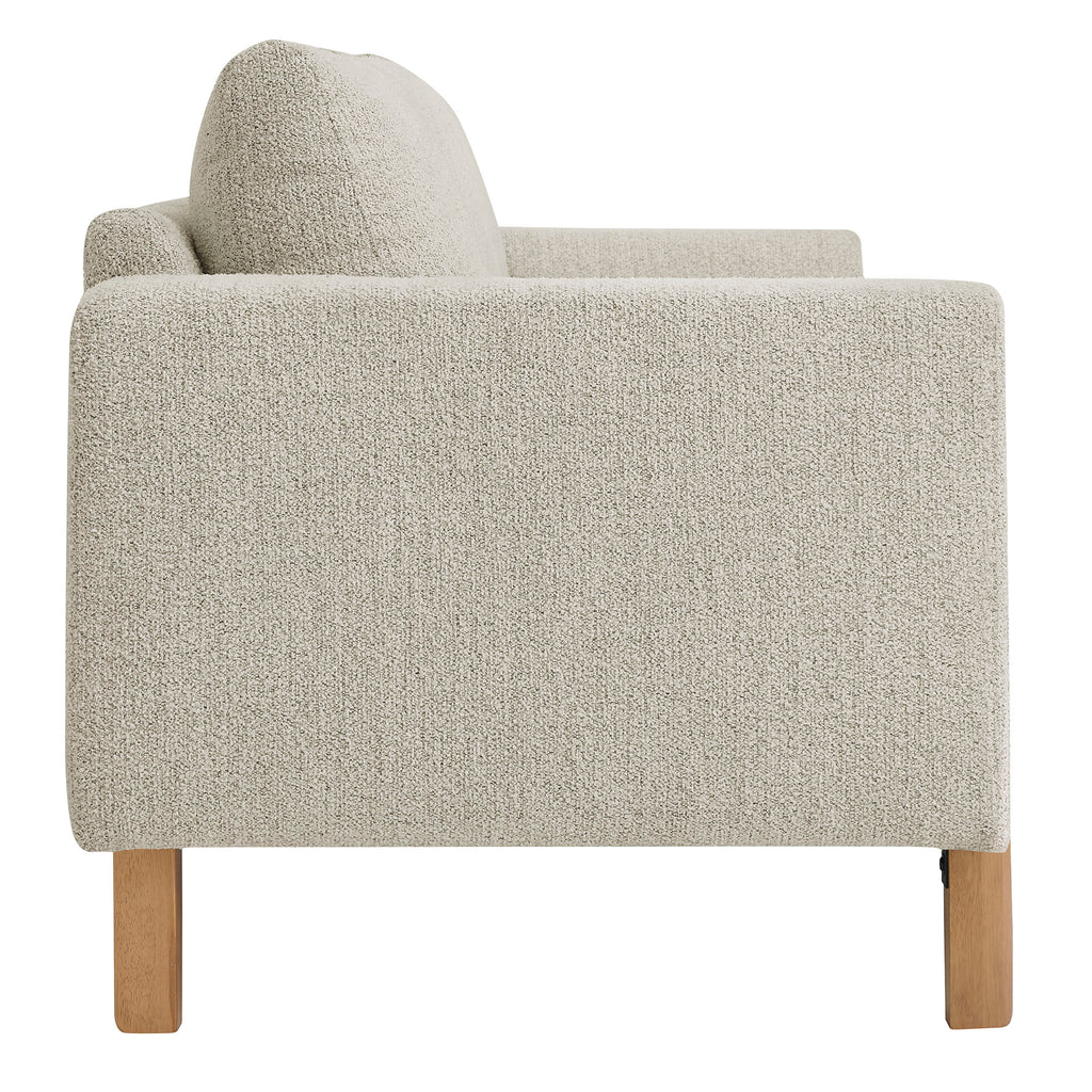 Hawken Boucle Fabric Sofa - Parchment Beech