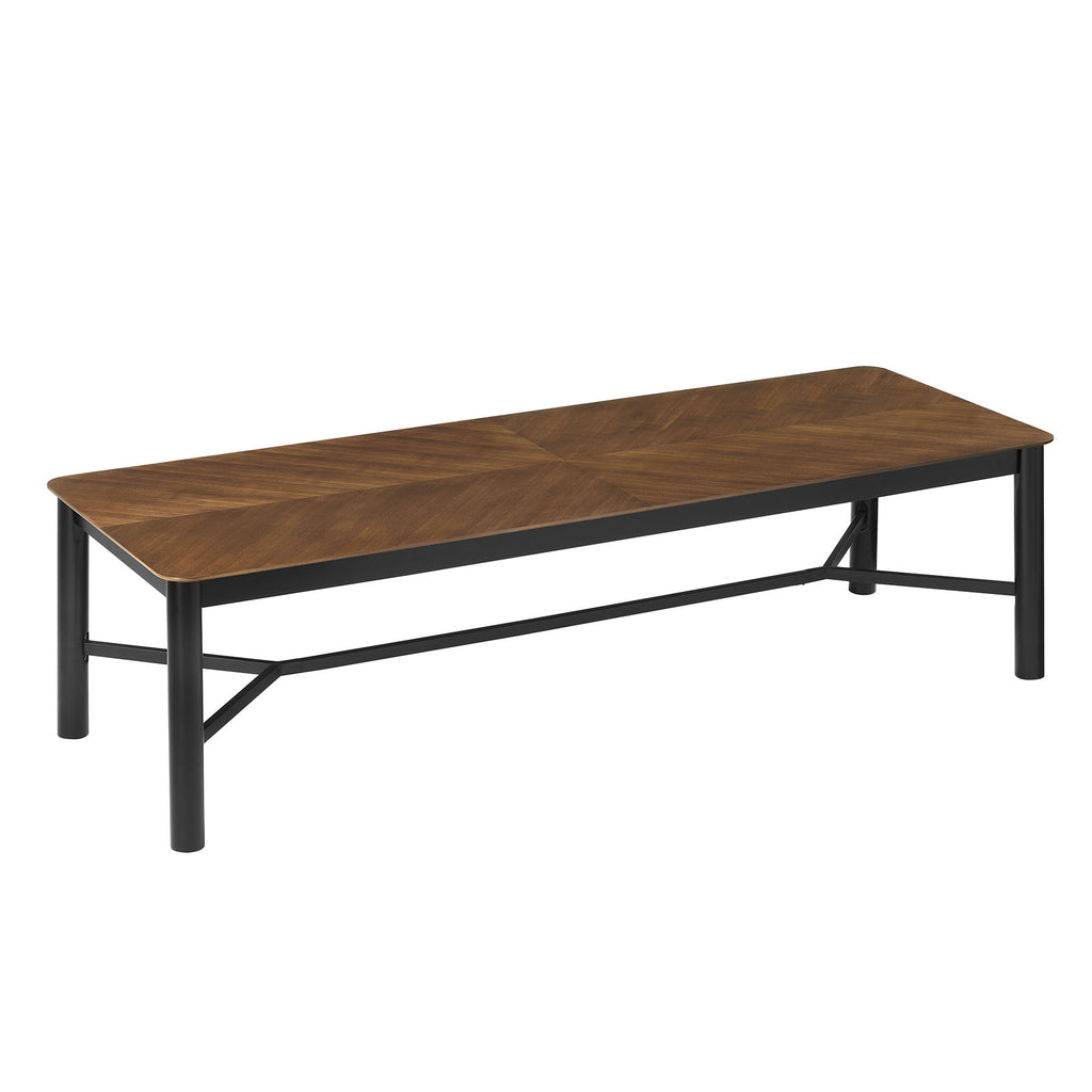 Ashlan 110" Rectangle Dining Table - Walnut