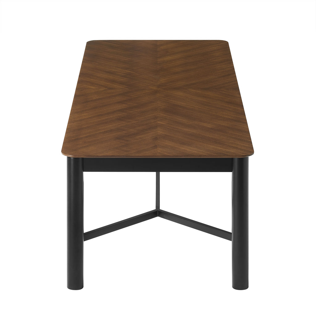 Ashlan 110" Rectangle Dining Table - Walnut