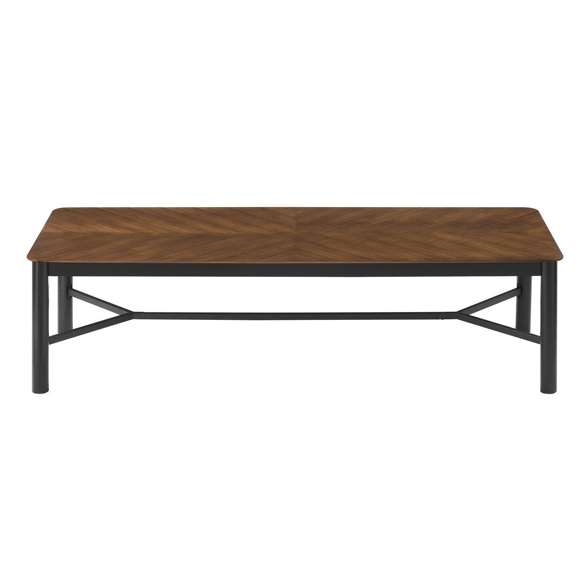 Ashlan 110" Rectangle Dining Table - Walnut