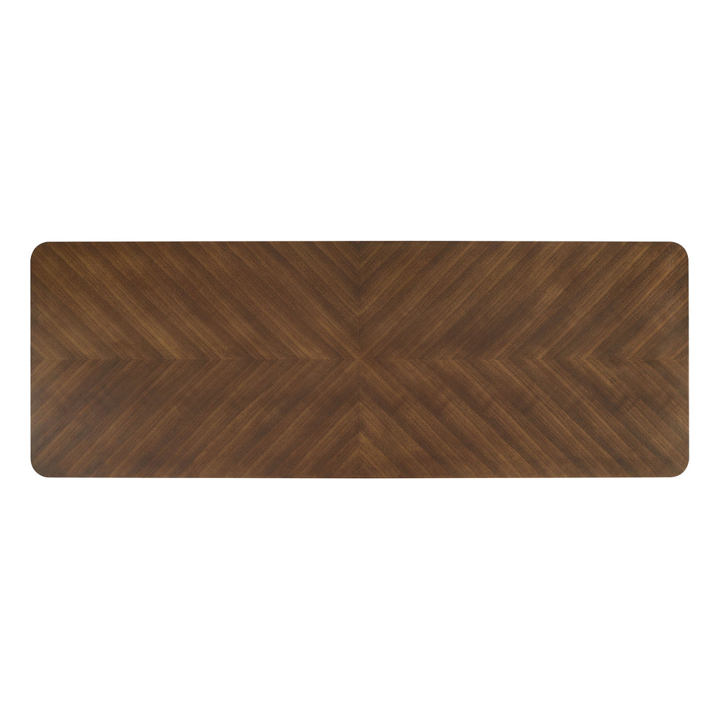 Ashlan 110" Rectangle Dining Table - Walnut