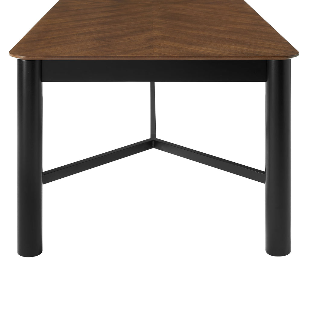 Ashlan 110" Rectangle Dining Table - Walnut