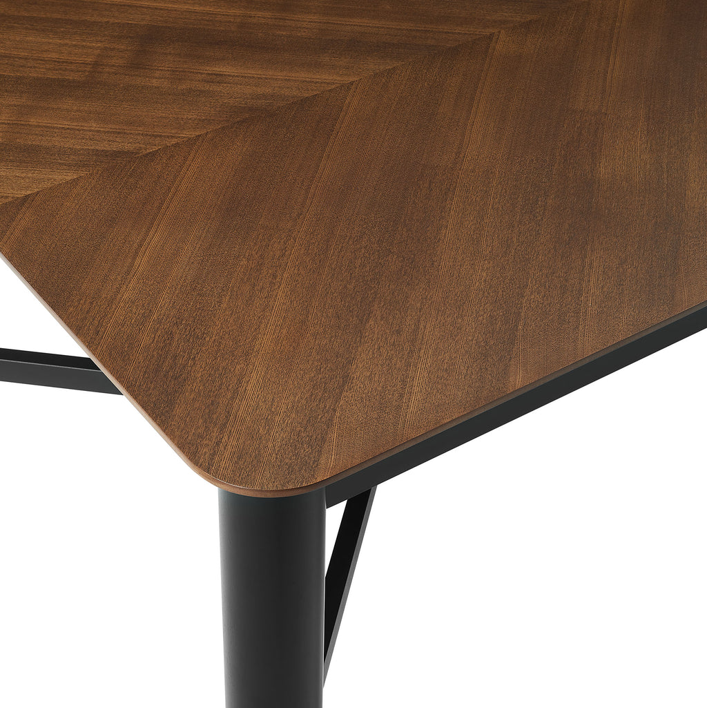 Ashlan 110" Rectangle Dining Table - Walnut