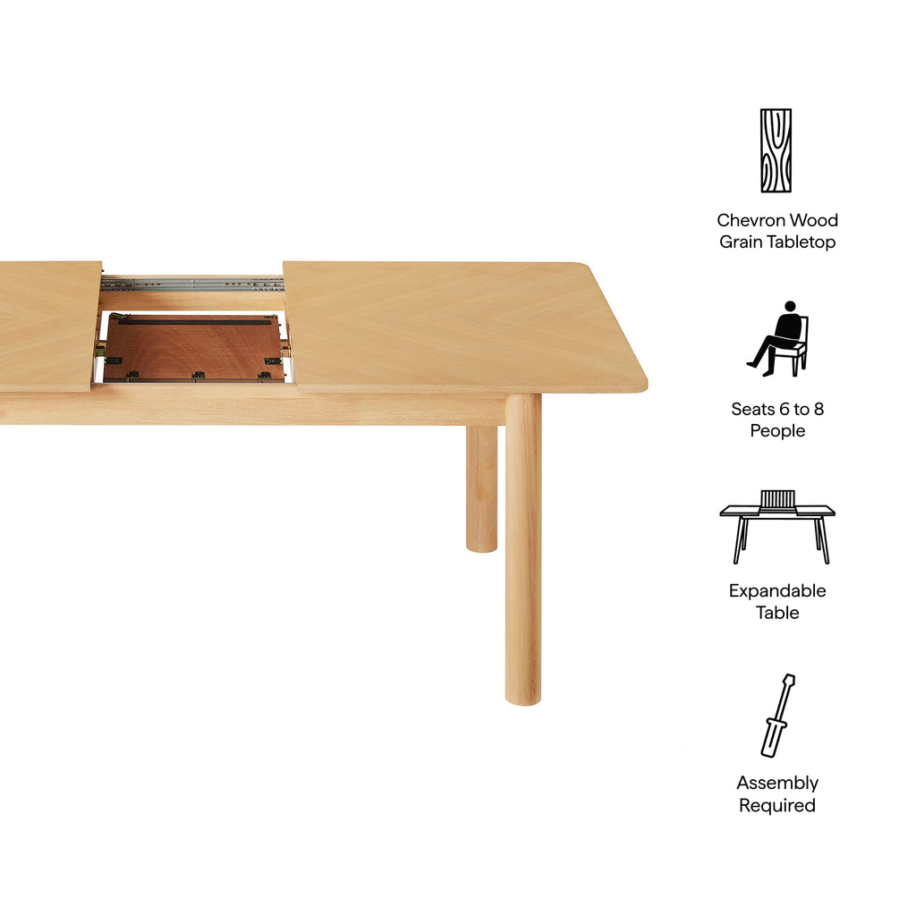 Alba Extendable Dining Table - Oak