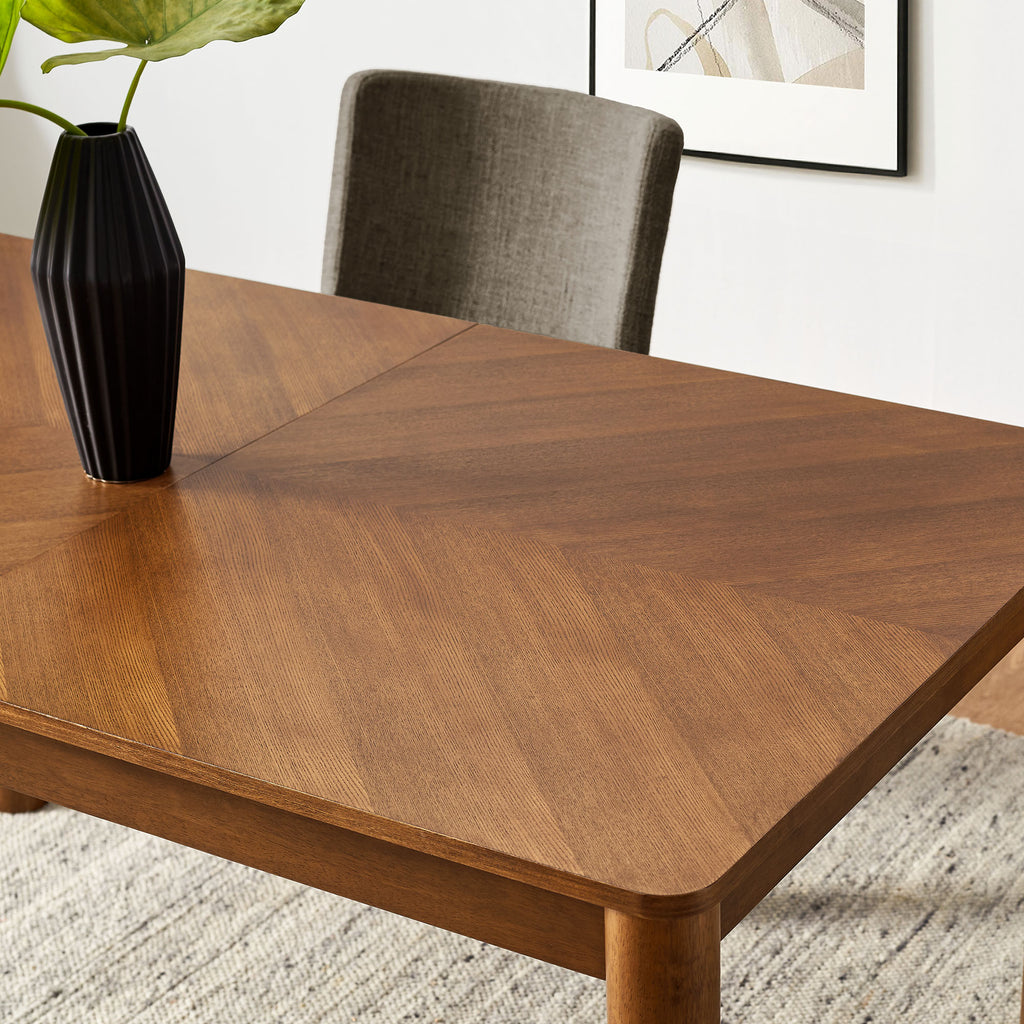 Alba 7-Piece Dining Set - Walnut Taupe