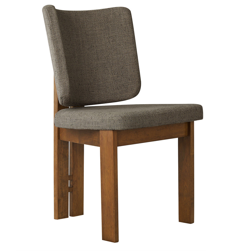 Alba Armless Upholstered Dining Chairs Set Of 2 - Taupe
