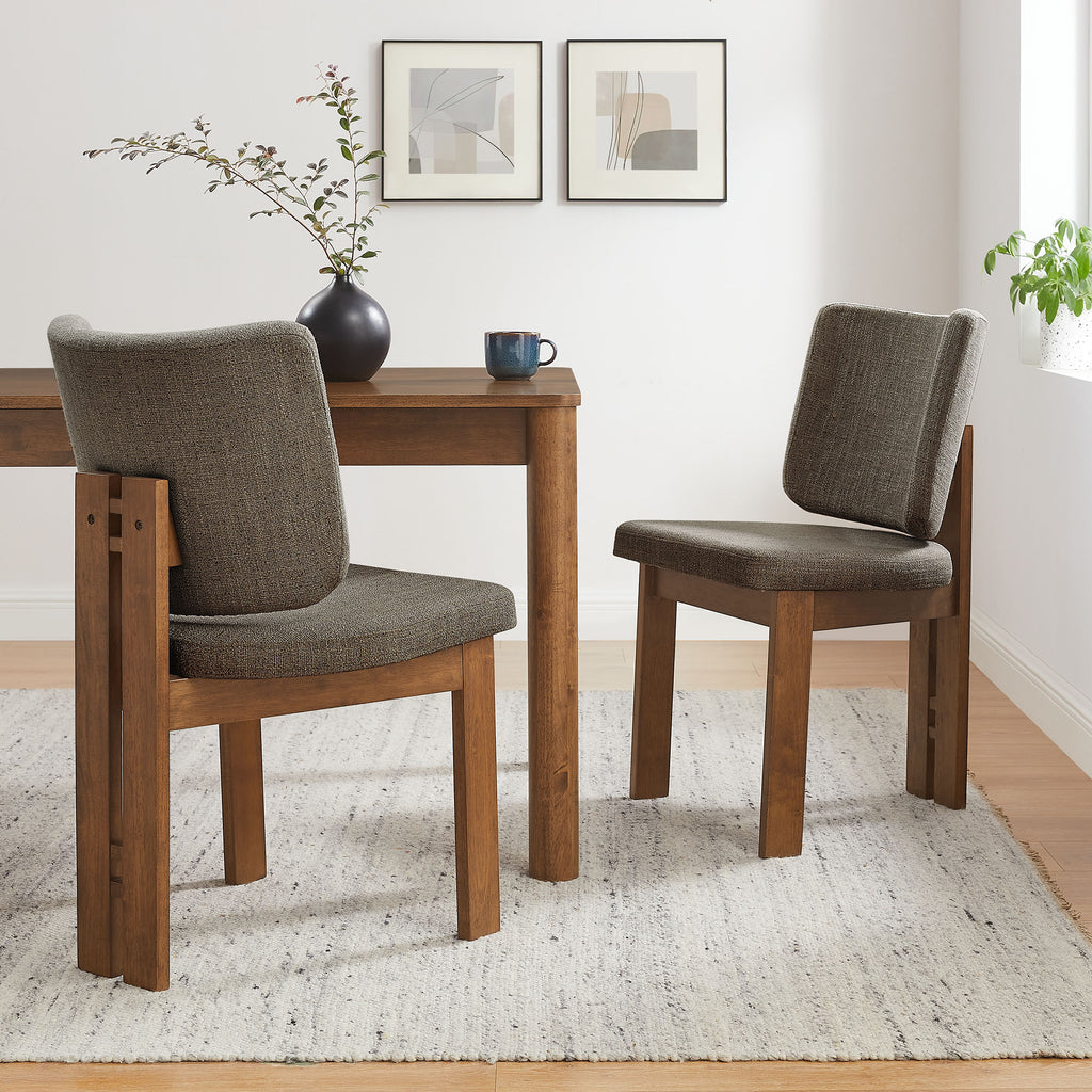 Alba 7-Piece Dining Set - Walnut Taupe