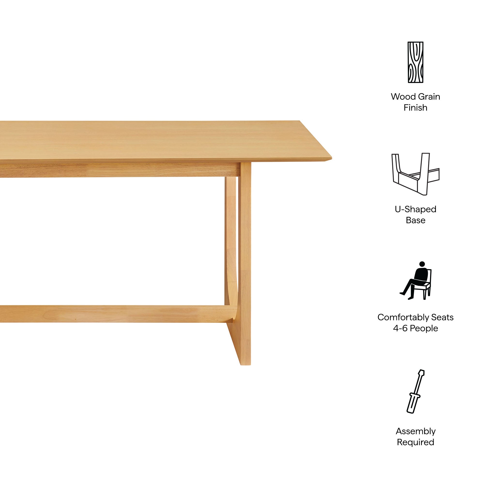 Ashcroft 69" Rectangular Dining Table - Oak
