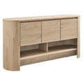 Duval 62 Inch Oval Sideboard - Light Oak
