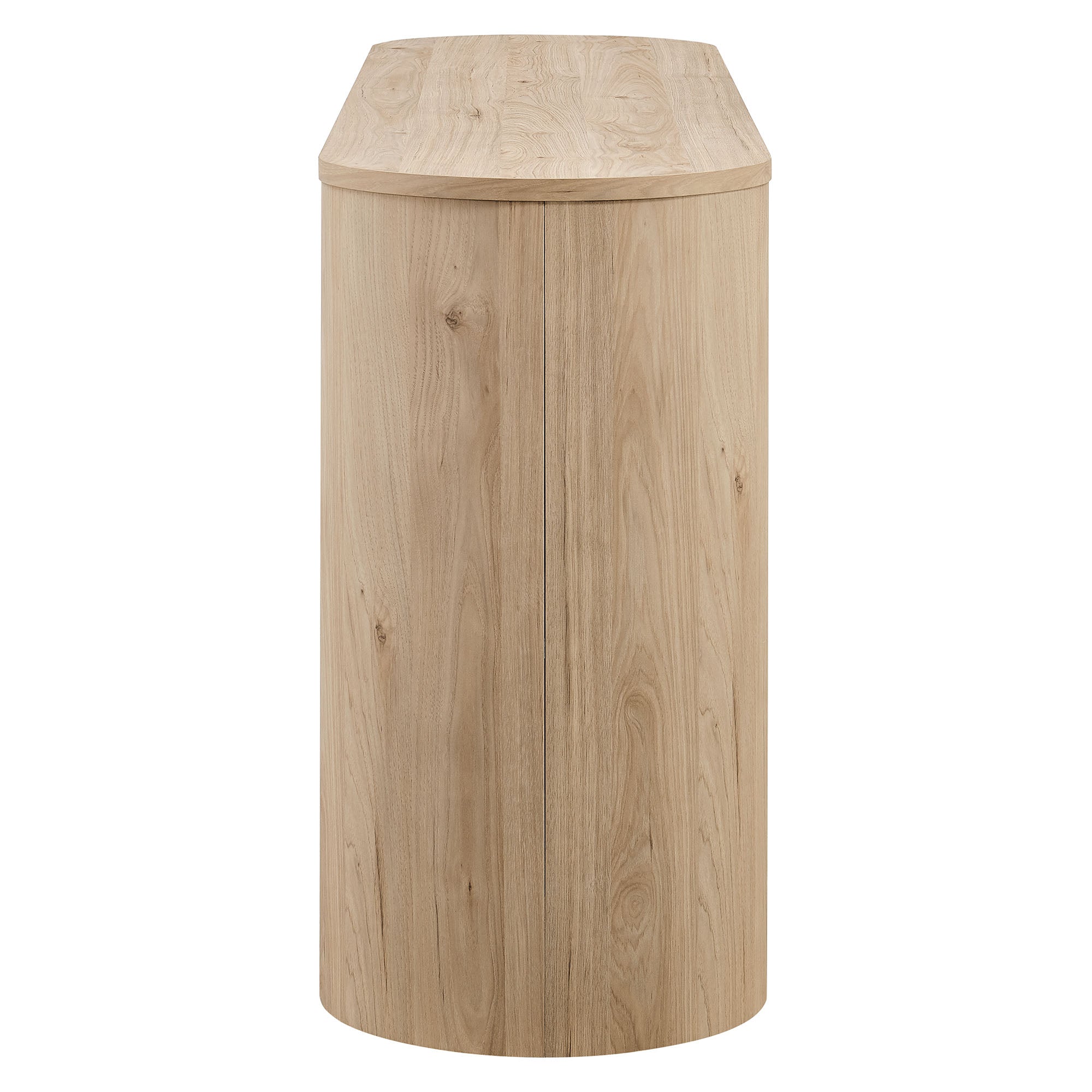Duval 62 Inch Oval Sideboard - Light Oak