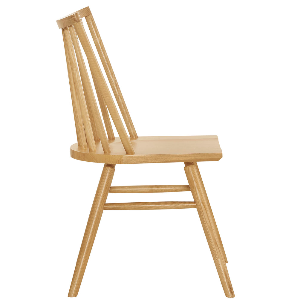 Alvar Spindle Back Dining Side Chairs Set of 2 - Ash