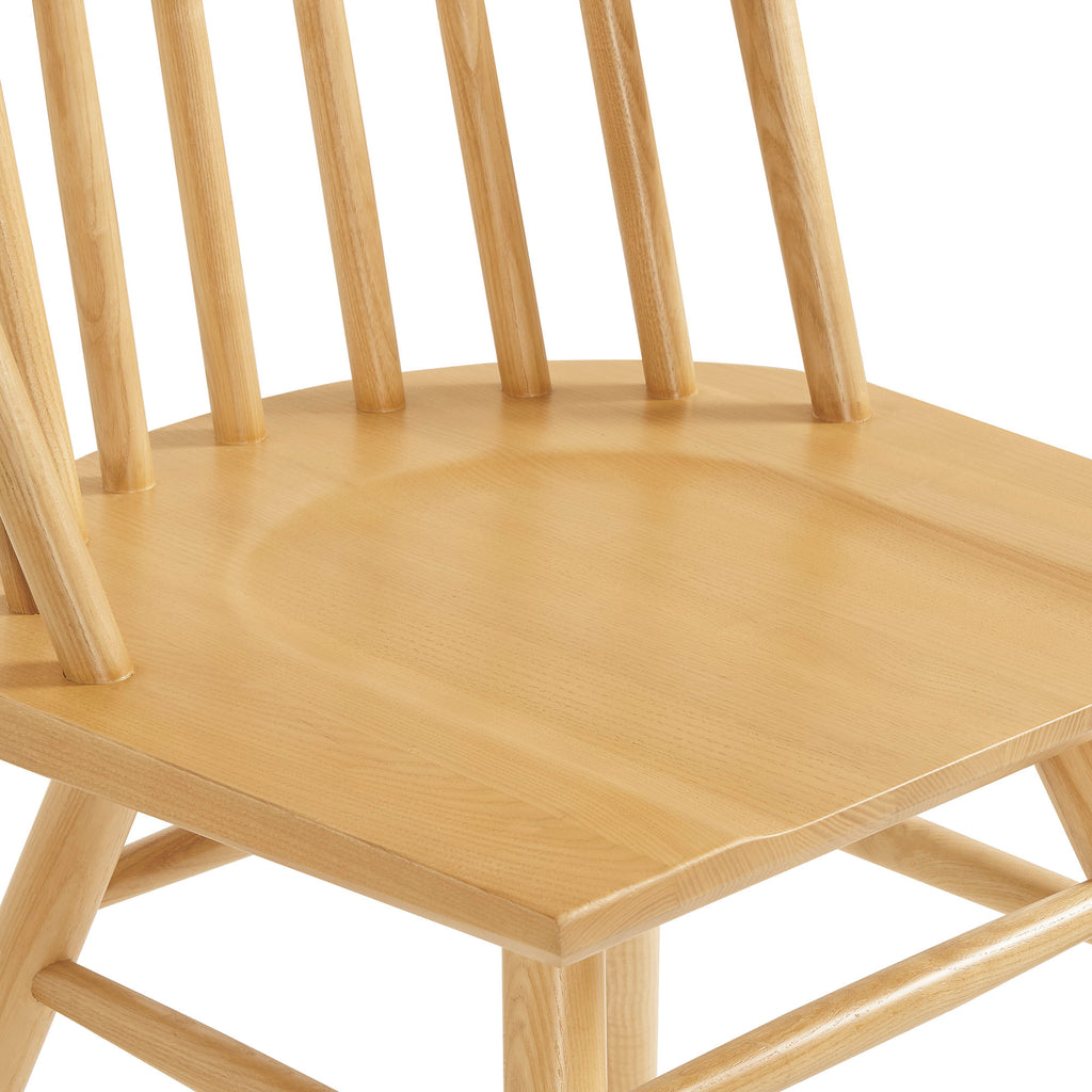 Alvar Spindle Back Dining Side Chairs Set of 2 - Ash
