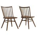 Alvar Spindle Back Dining Side Chairs Set of 2 - Walnut