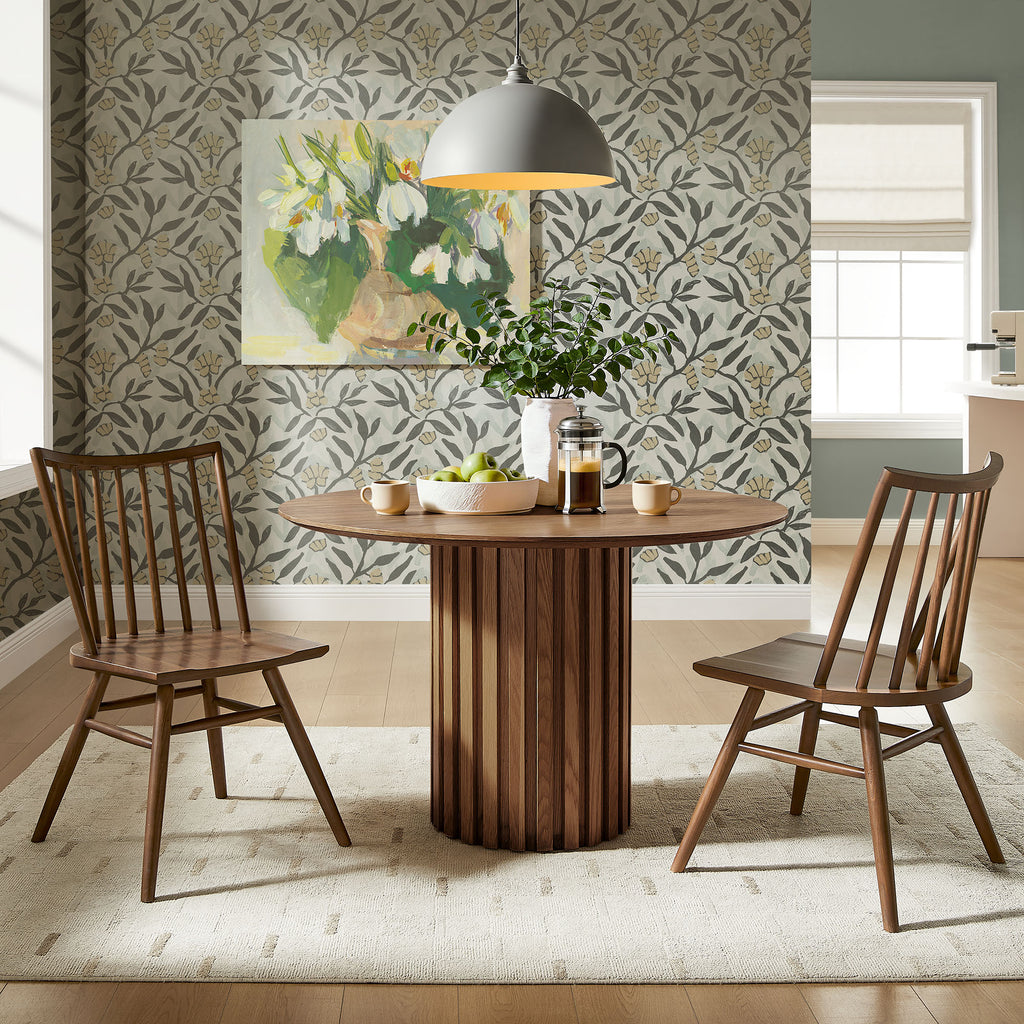 Alvar Spindle Back Dining Side Chairs Set of 2 - Walnut