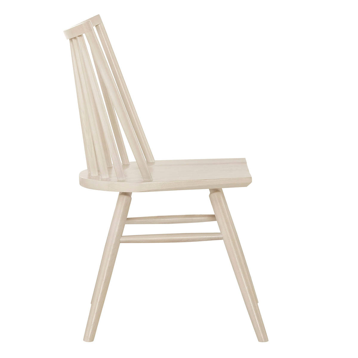 Alvar Spindle Back Dining Side Chairs Set of 2 - White Wash