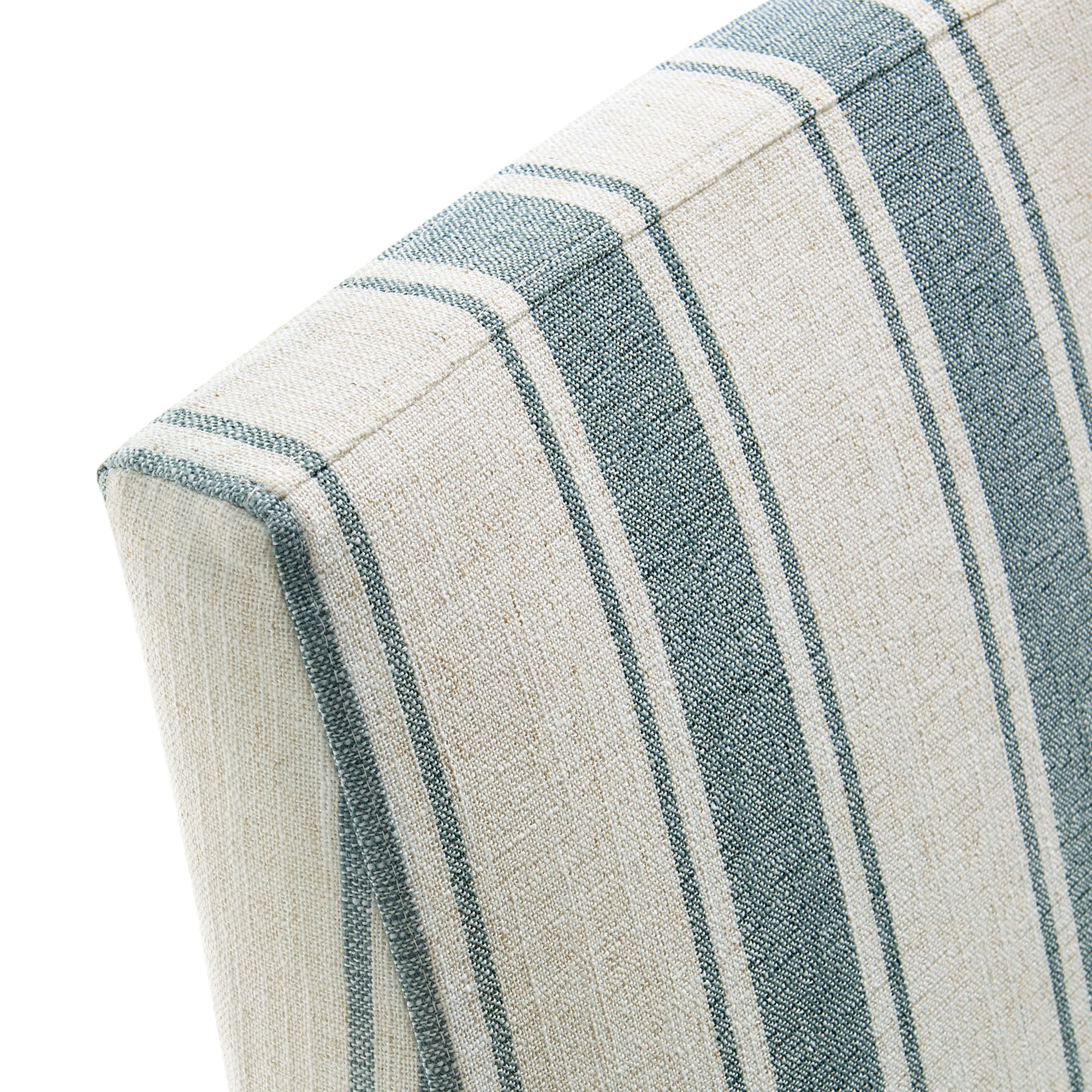 Tessera Striped Slipcovered Dining Side Chair - Blue Stripe