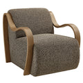 Atrium Lattice Boucle Accent Armchair - Earth