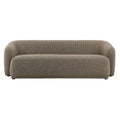 Monica 88 Inch Boucle Fabric Sofa - Earth