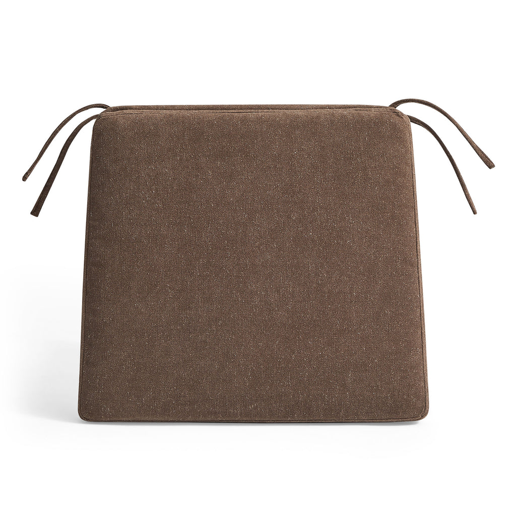 Jax Fabric Dining Chair Seat Cushion - Cocoa
