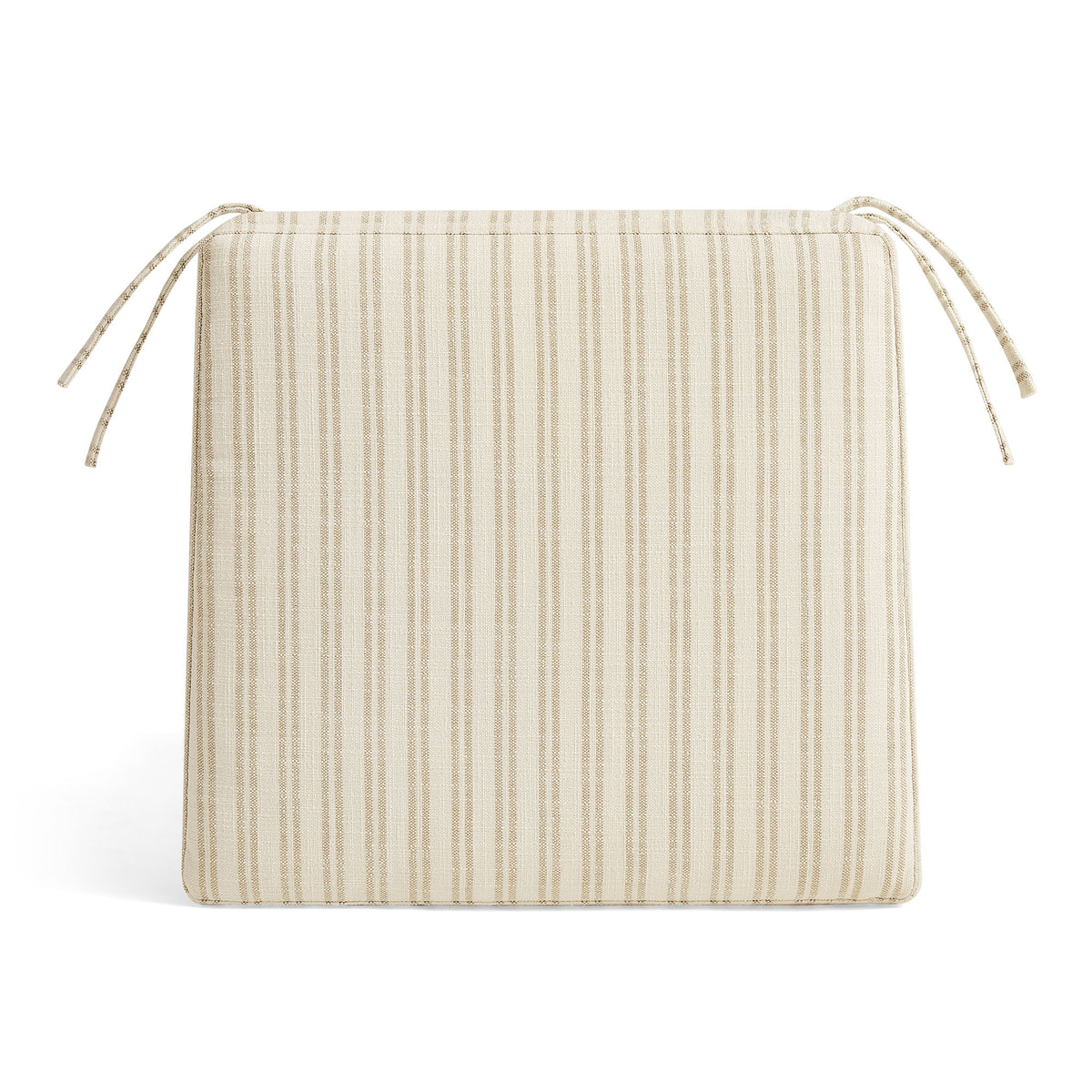 Jax Fabric Dining Chair Seat Cushion - Oatmeal Stripe