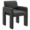 Daven Fabric Upholstered Dining Chair - Charcoal