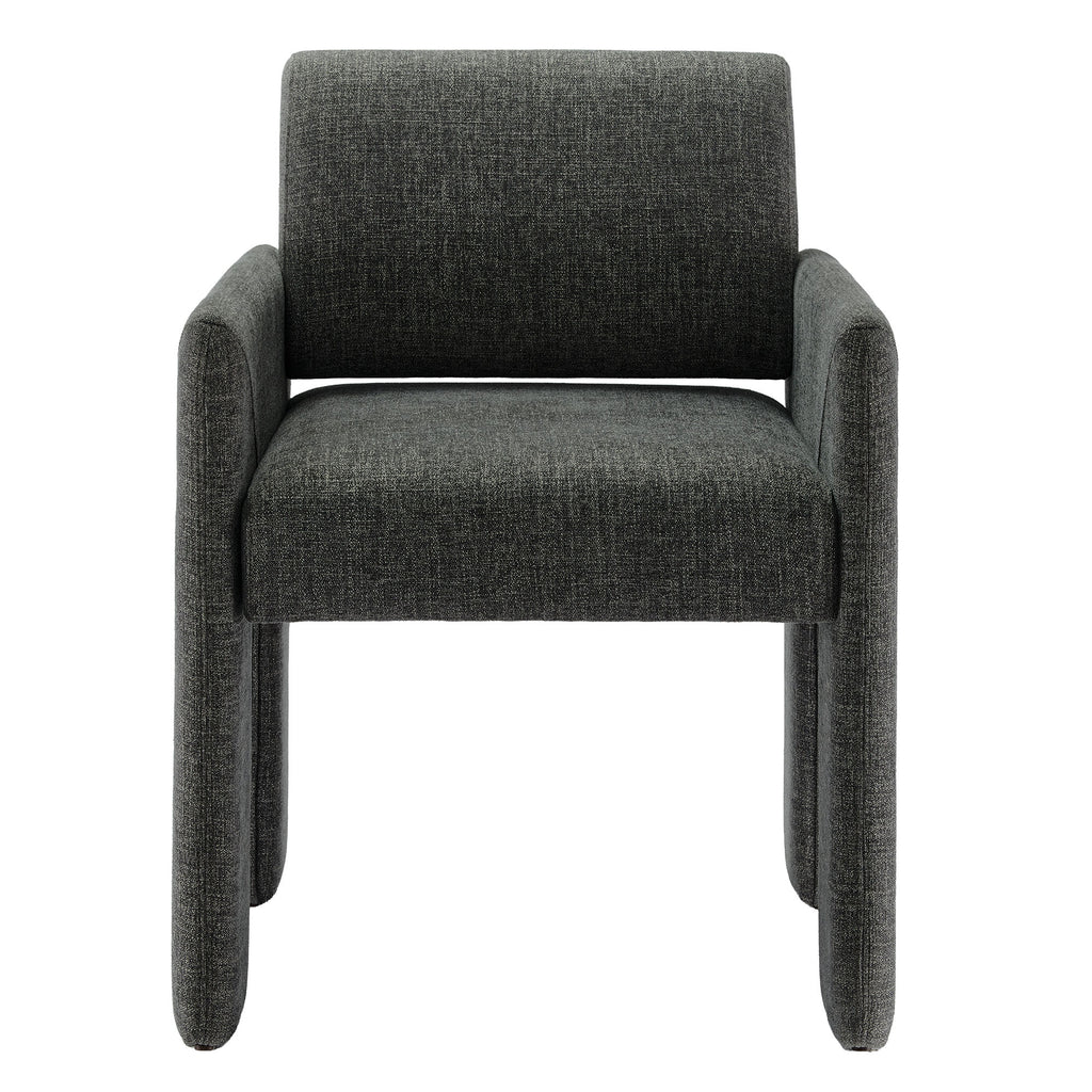 Daven Fabric Upholstered Dining Chair - Charcoal