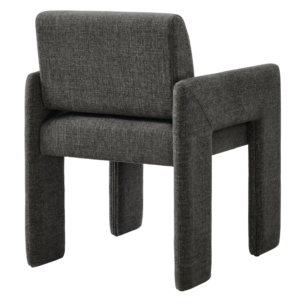 Daven Fabric Upholstered Dining Chair - Charcoal