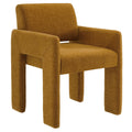 Daven Fabric Upholstered Dining Chair - Copper