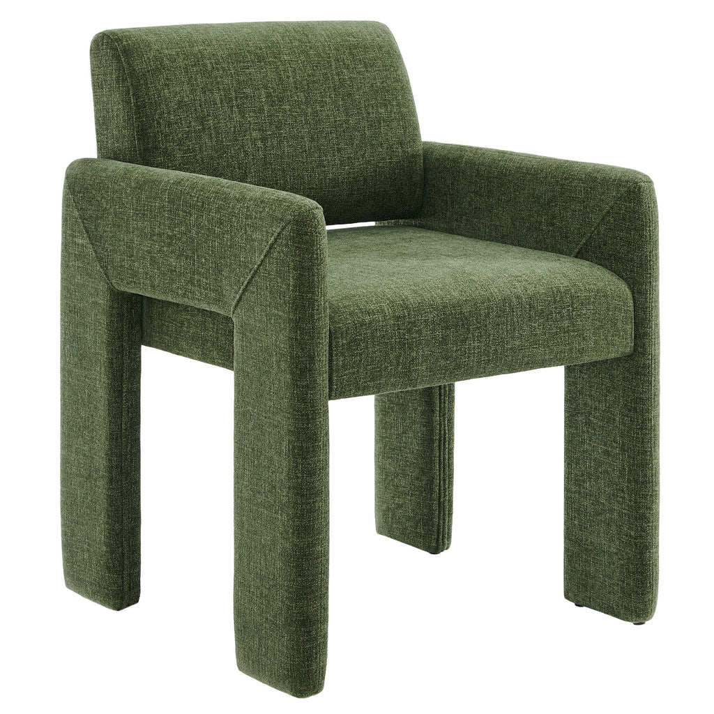 Daven Fabric Upholstered Dining Chair - Foliage