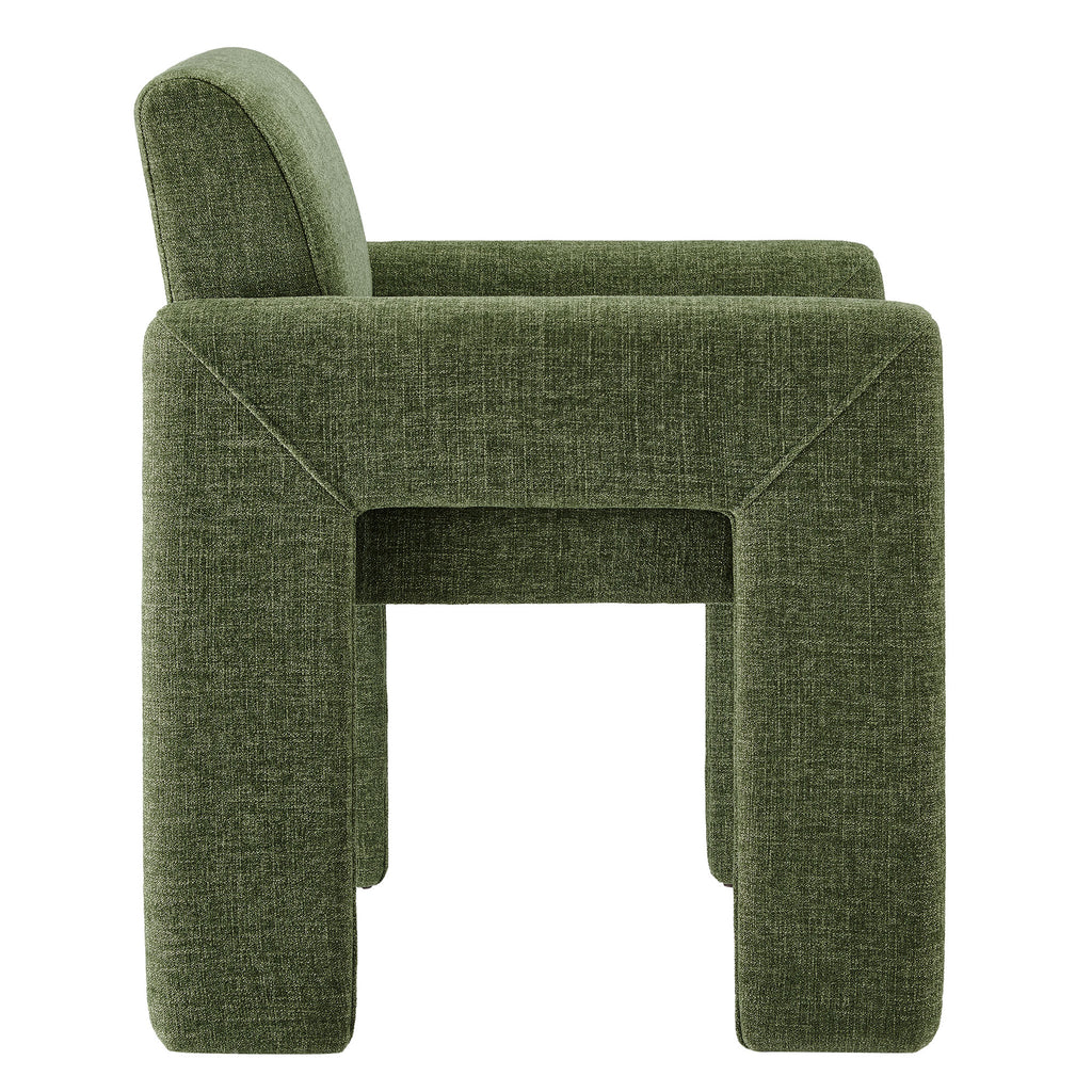 Daven Fabric Upholstered Dining Chair - Foliage