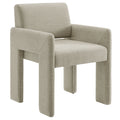 Daven Fabric Upholstered Dining Chair - Linen