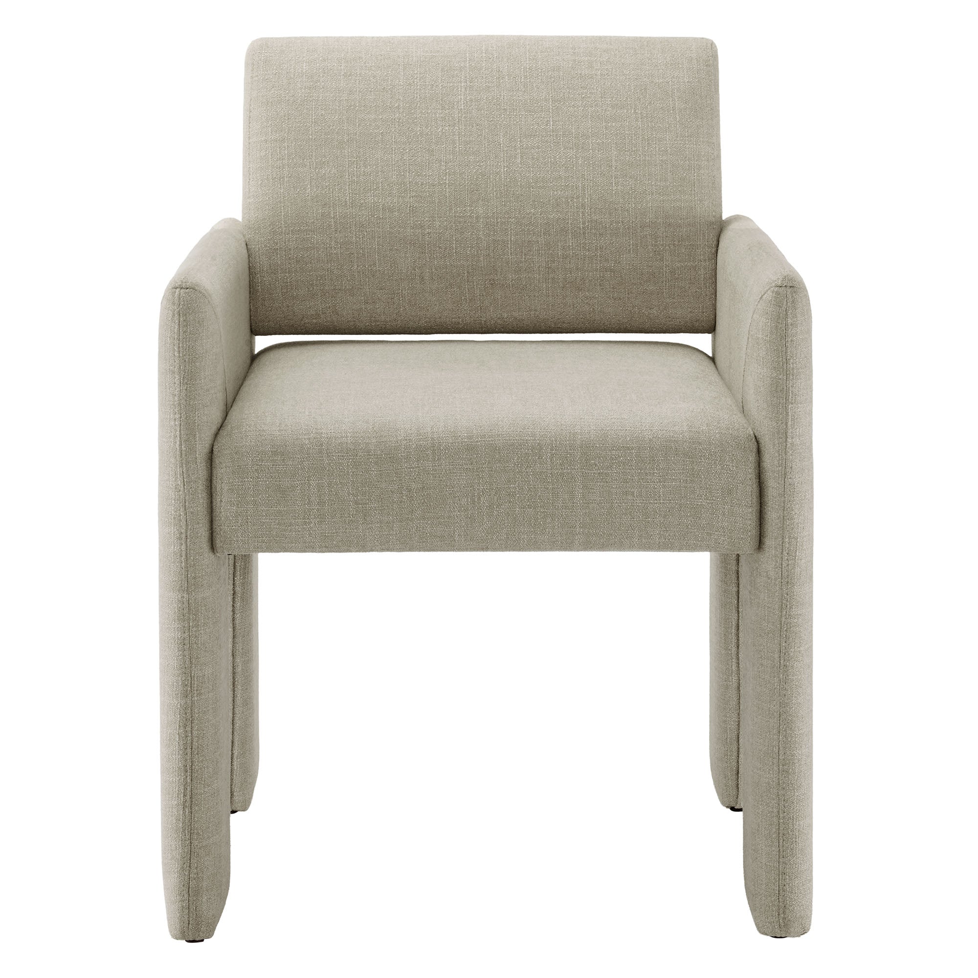 Daven Fabric Upholstered Dining Chair - Linen