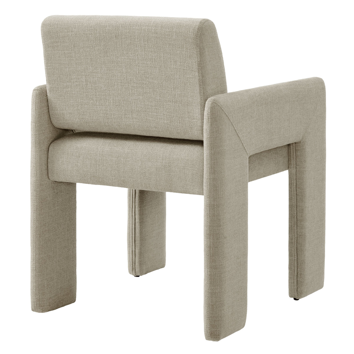 Daven Fabric Upholstered Dining Chair - Linen