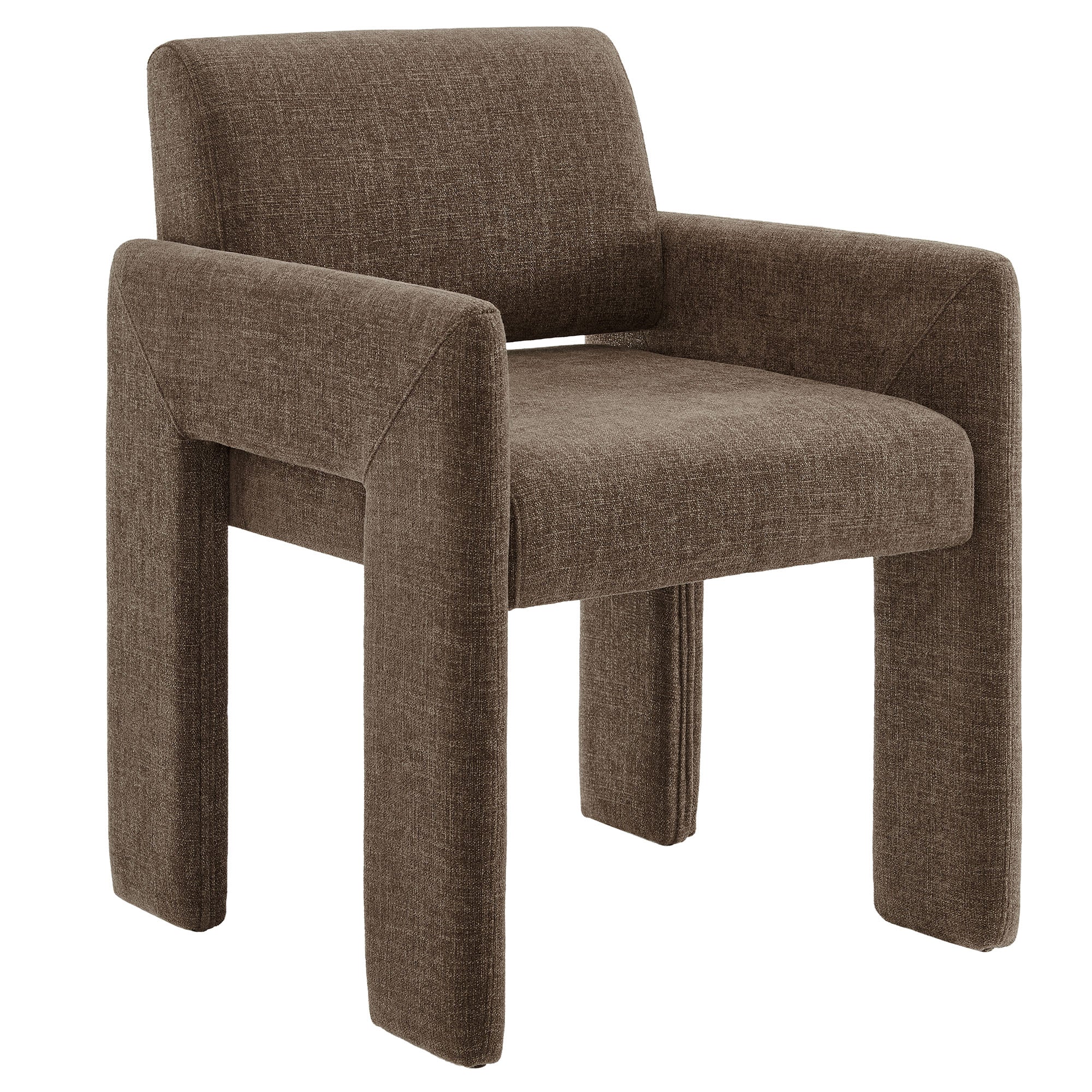 Daven Fabric Upholstered Dining Chair - Mocha